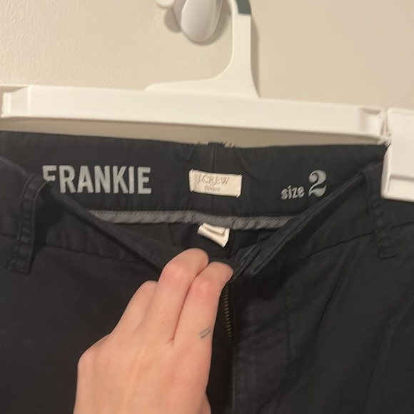 J Crew Frankie Navy Blue Dress Pants Slacks Work Career Office Size 2 - Picture 3 of 5